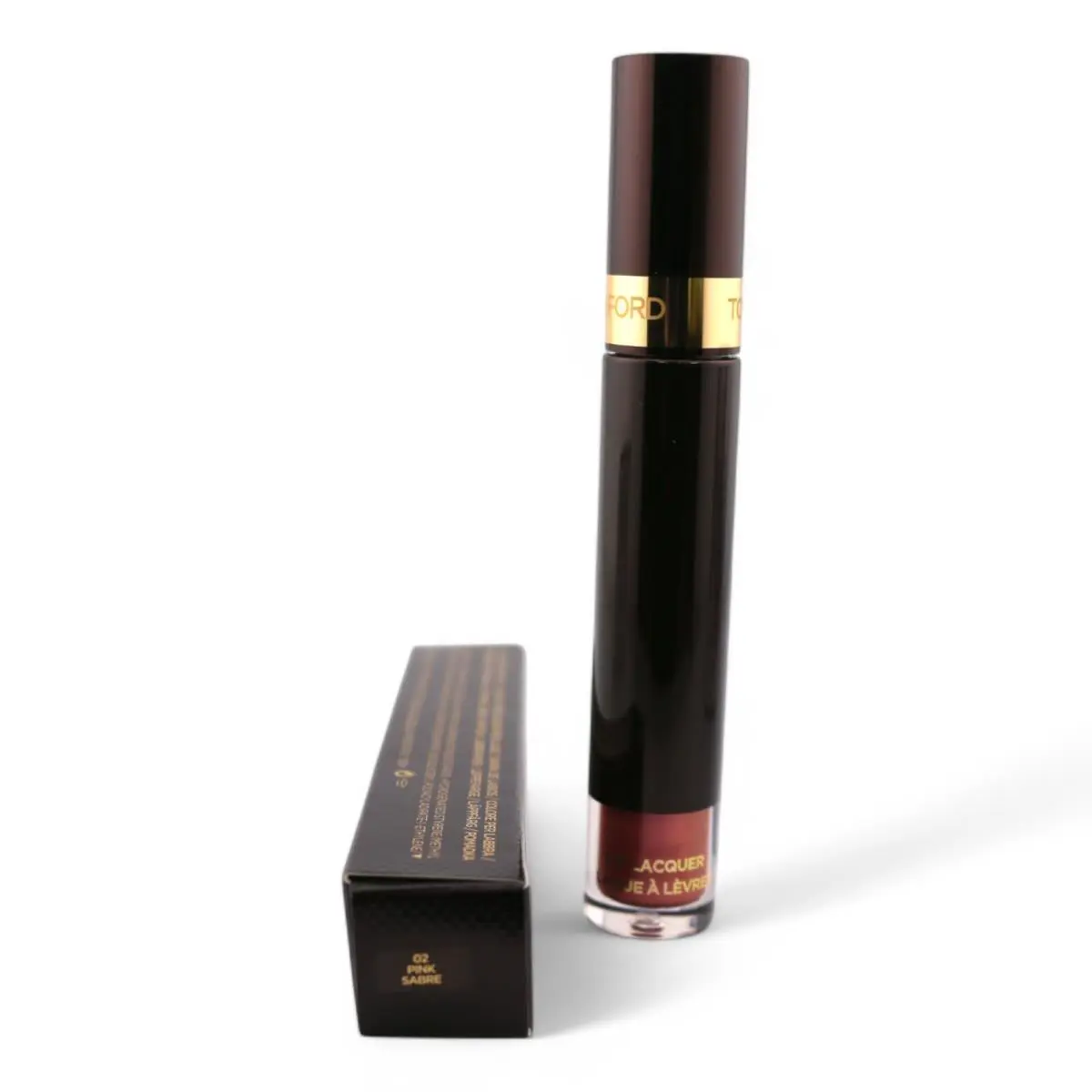 Lip Lacquer Liquid Metal 0.09 oz / 2.7 ml Choose Your Shade 02 PINK SABRE by Tom Ford