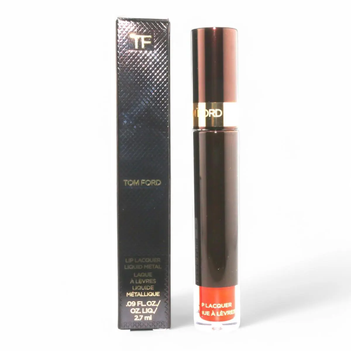 Lip Lacquer Liquid Metal 0.09 oz / 2.7 ml Choose Your Shade 04 METAL FLAME by Tom Ford