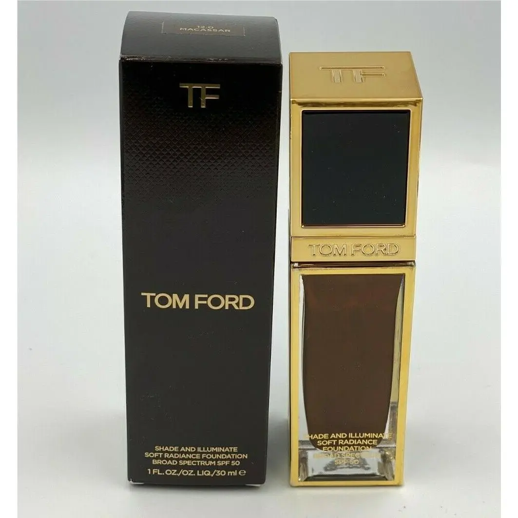 Shade and Illuminate Soft Radiance Foundation SPF50 Pick Your Shade 12.0 Macassar by Tom Ford