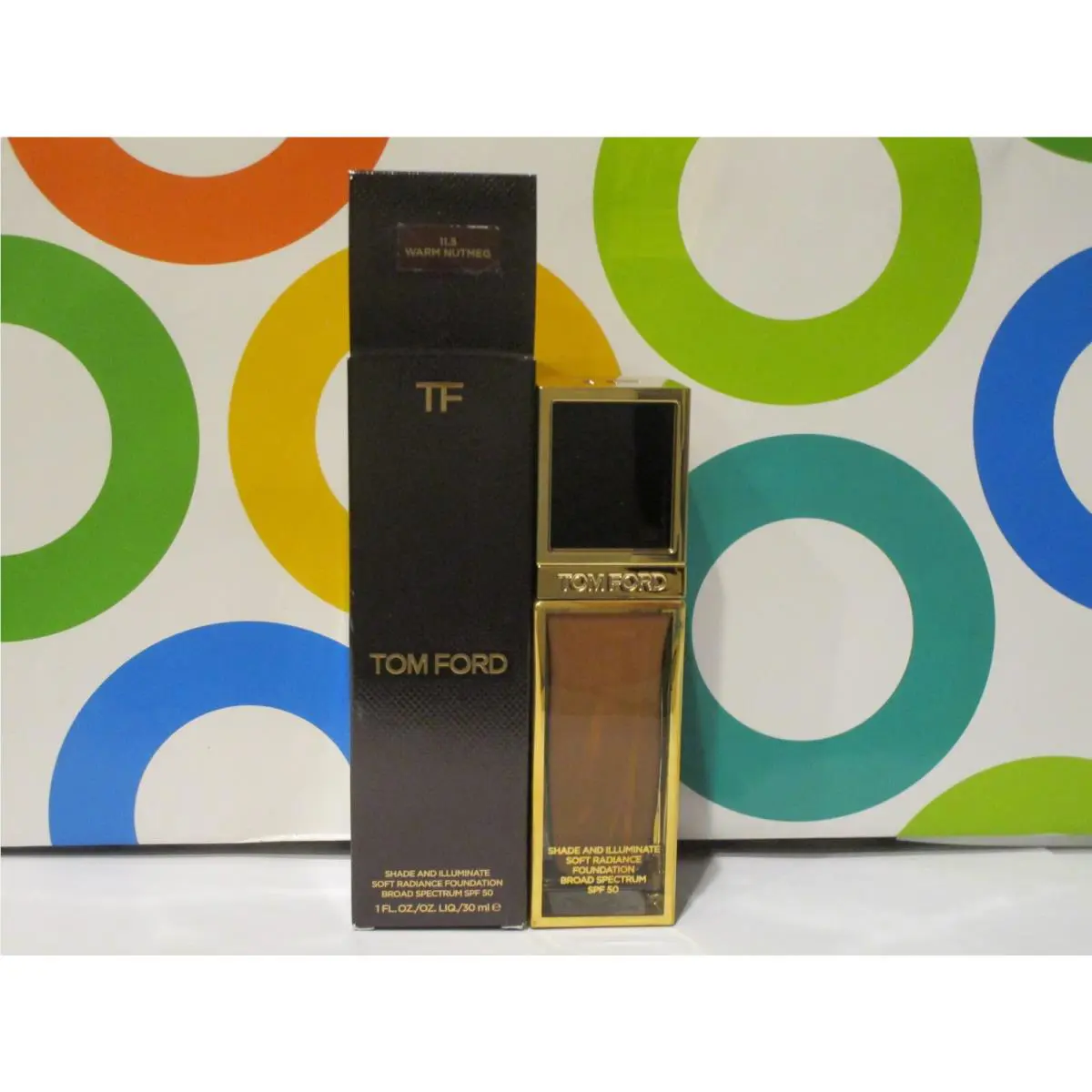 Tom ~ Shade and Illuminate Soft Radiance Foundation ~ Ford Shade and Illuminate Soft Radiance Foundation 11.5 Warm Nutmeg