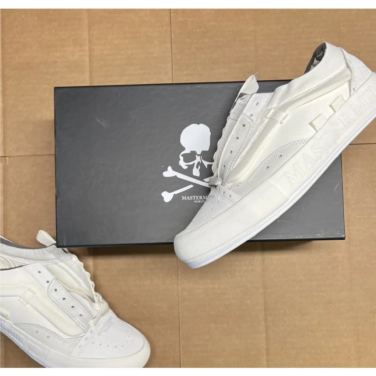 Vans shoes - Vans Old Skool x END. x Mastermind Japan - VN0A45K12561 - White 4