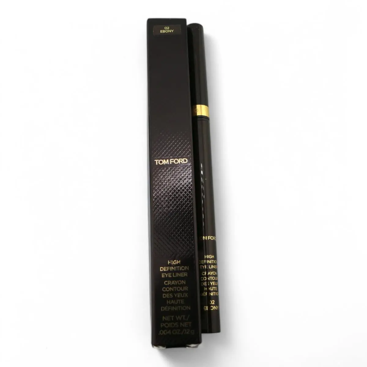 Tom Ford High Definition Eye Liner 02 Ebony .004 oz Precision Waterproof Liner
