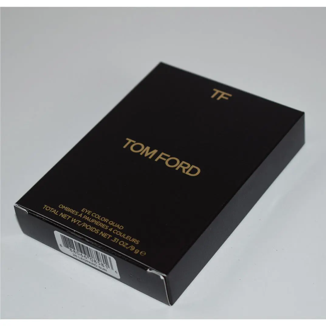 Tom Ford Eye Shadow Color Quad 26 Leopard Sun 4 Colors Italy Pouch 9g