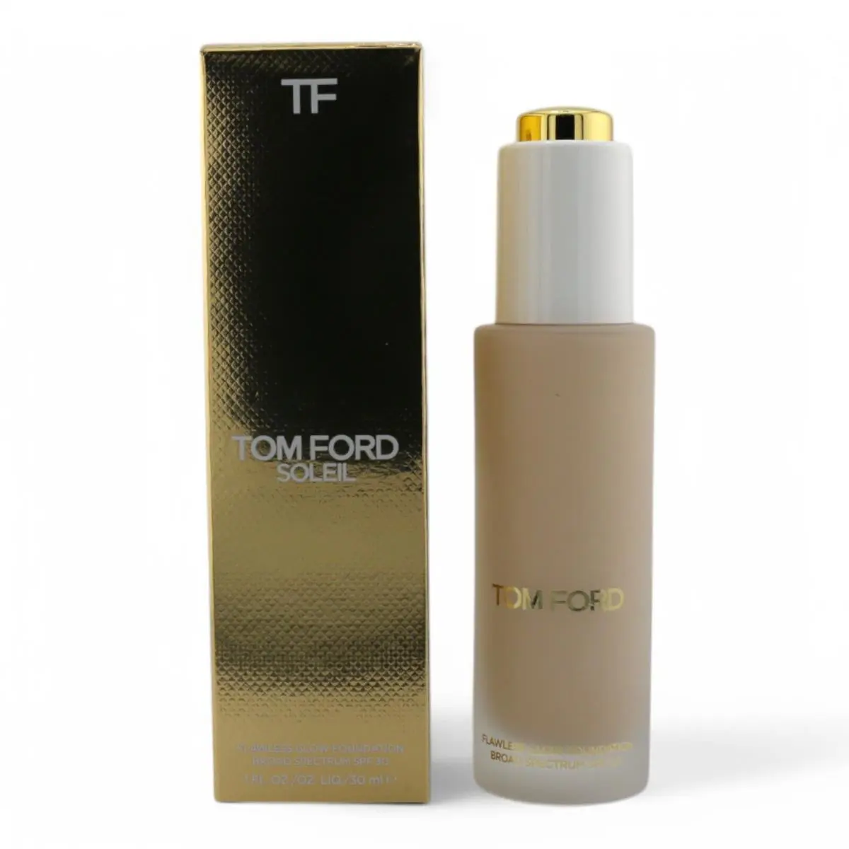Tom Ford Soleil Flawless Glow Foundation Spf 30 1.1 Warm Sand 1oz 30ml
