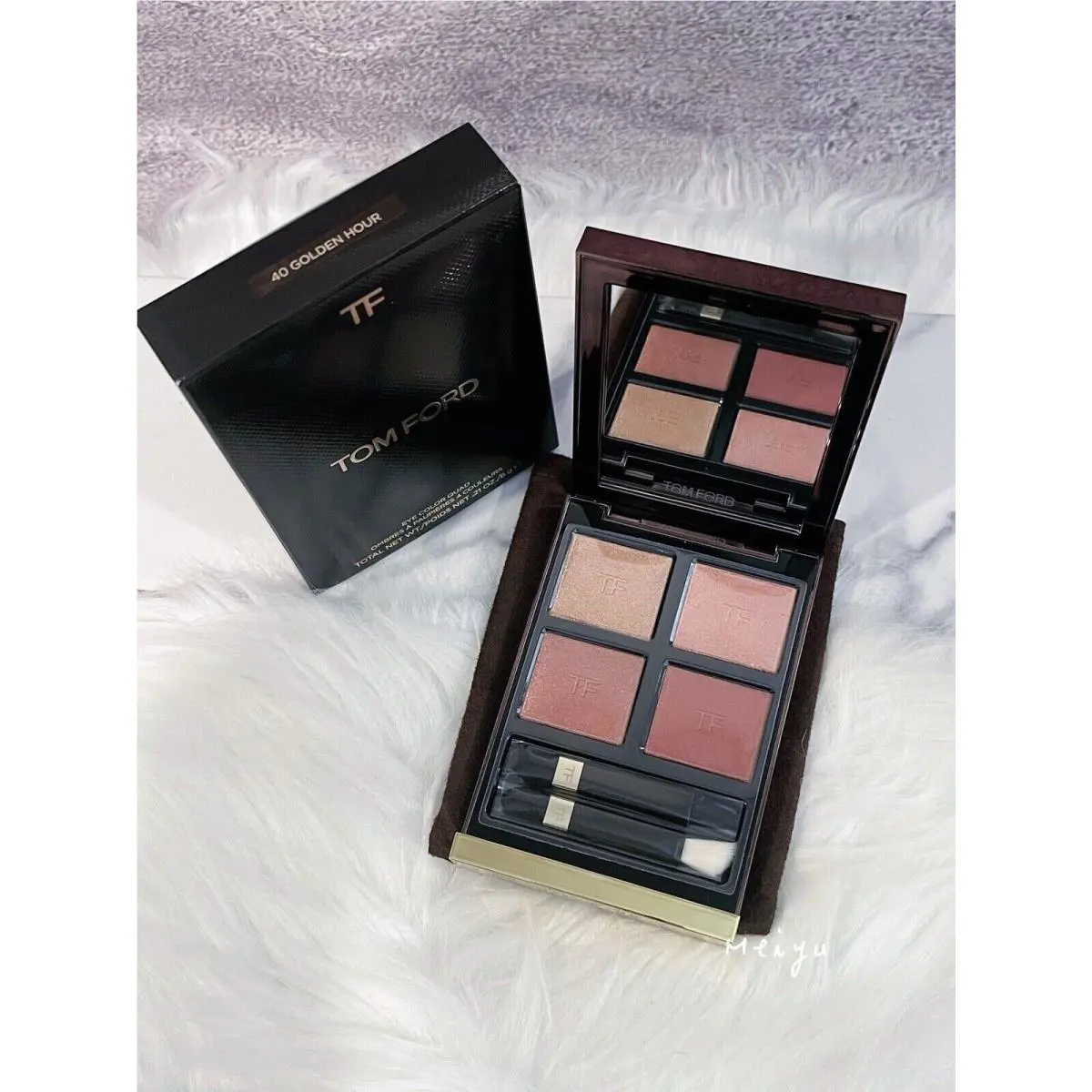 Tom Ford Eye Color / Eyeshadow Quad 40 Golden Hour Full Size .21oz/6g