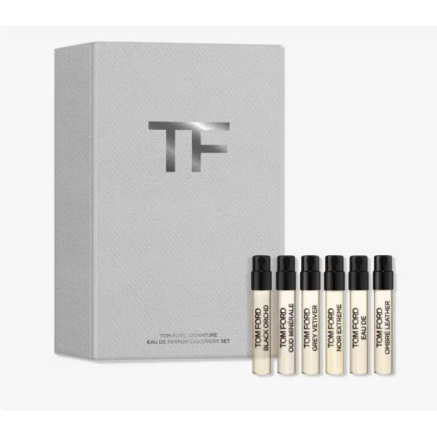 Tom Ford Edp 6 Pc Sampler Discovery Set Black Orchid Ombre Leather M4-1