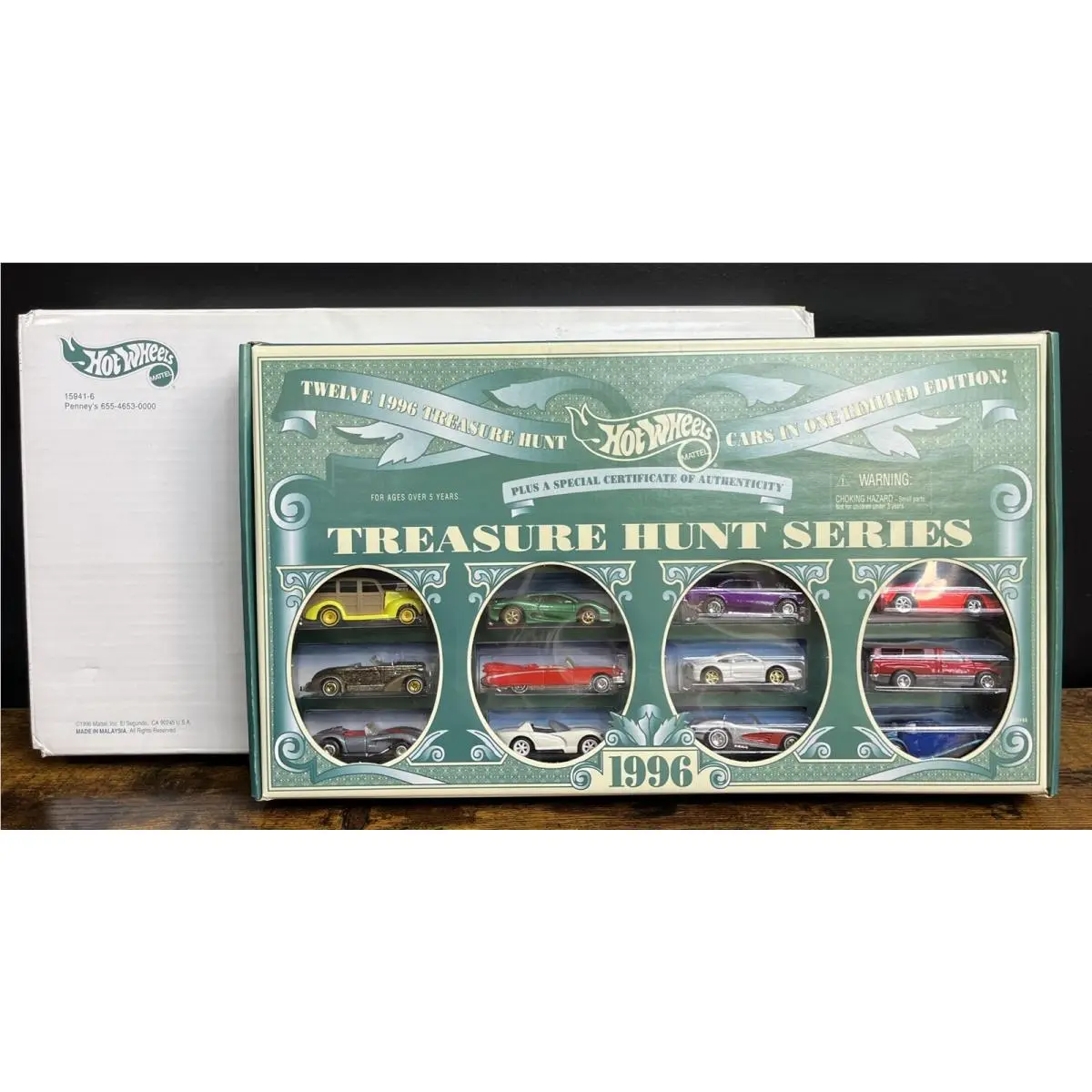JC Penny 1996 Treasure Hunt Series Limited Edition Hot Wheels W/box Rare 15941