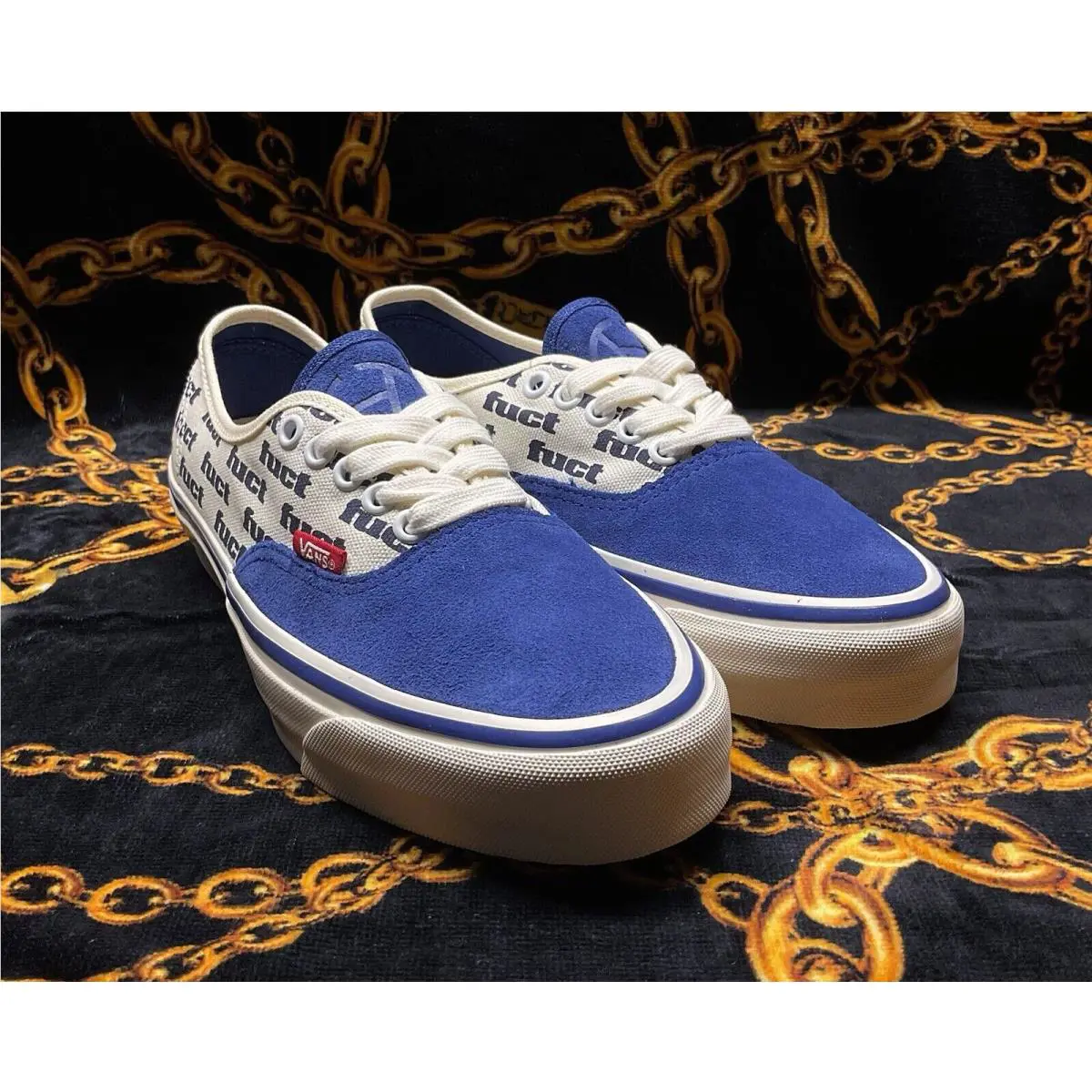 Vans shoes - VANS Authentic LX - Authentic - VN0007QZT5O1 - Blue / Marshmellow White 0