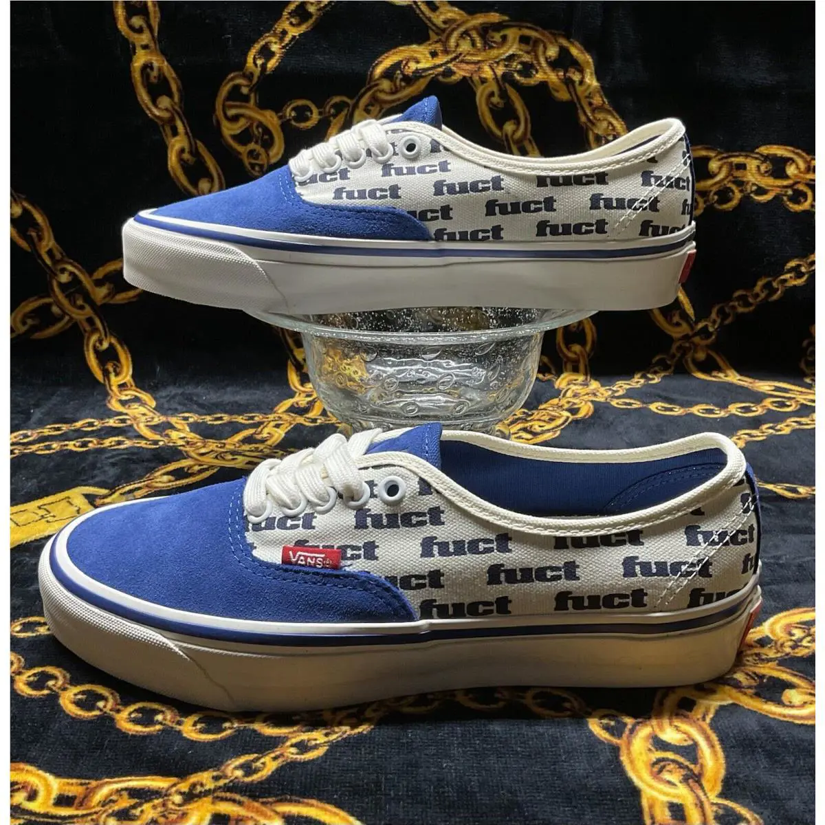Vans shoes - VANS Authentic LX - Authentic - VN0007QZT5O1 - Blue / Marshmellow White 4