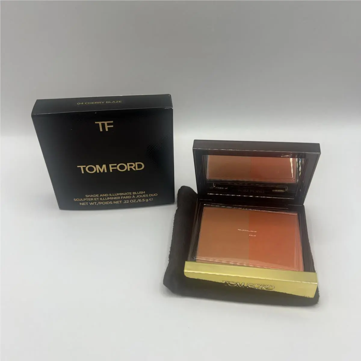 Tom Ford Shade and Illuminate Blush 04 Cherry Blaze .22oz/6.5g