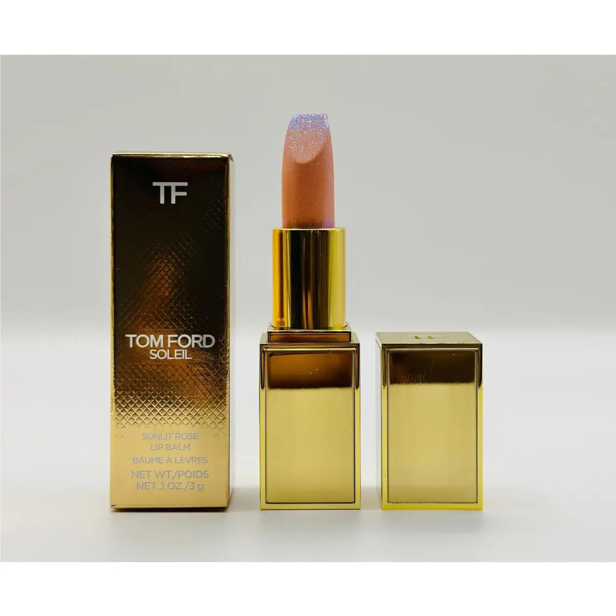 Tom Ford Soleil Sunlit Rose Lip Balm Full Size Lipstick