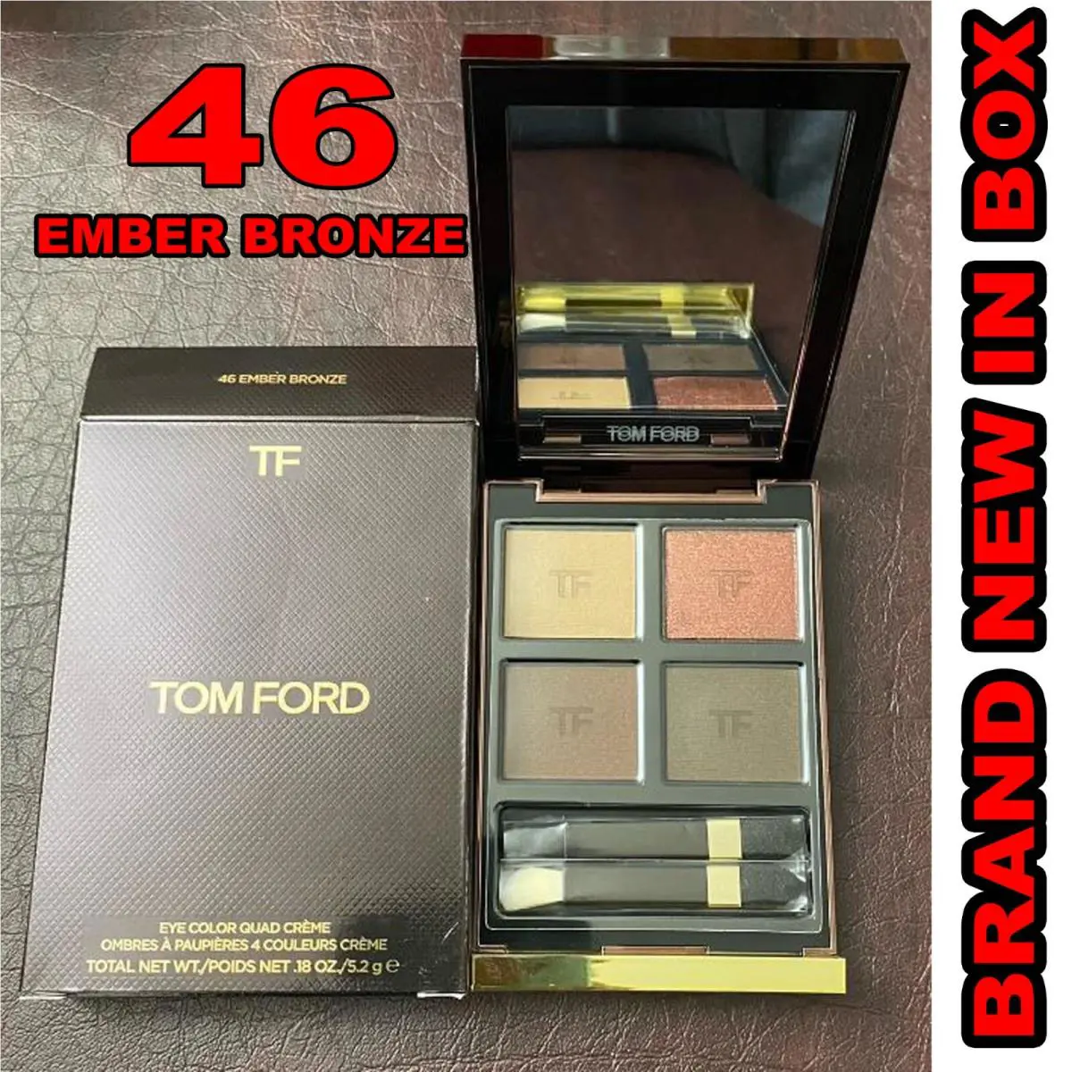 Tom Ford Eye Color Quad Creme Color 46 Ember Bronze
