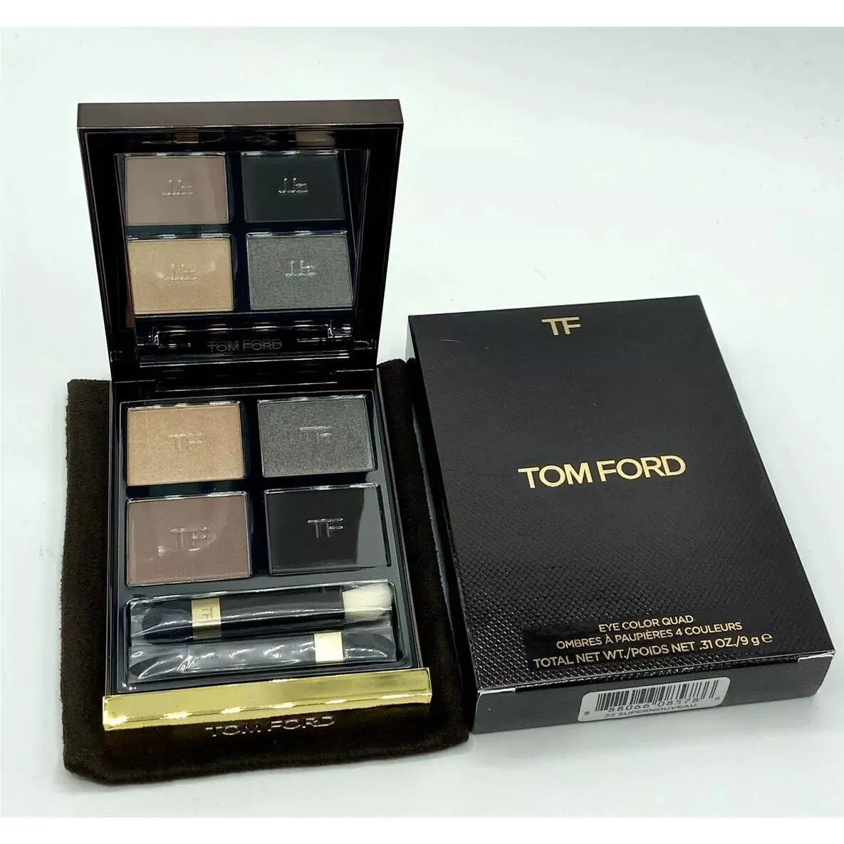 Tom Ford Eye Color Quad 22 Supernouveau Full Size 0.31 Oz. / 9 g