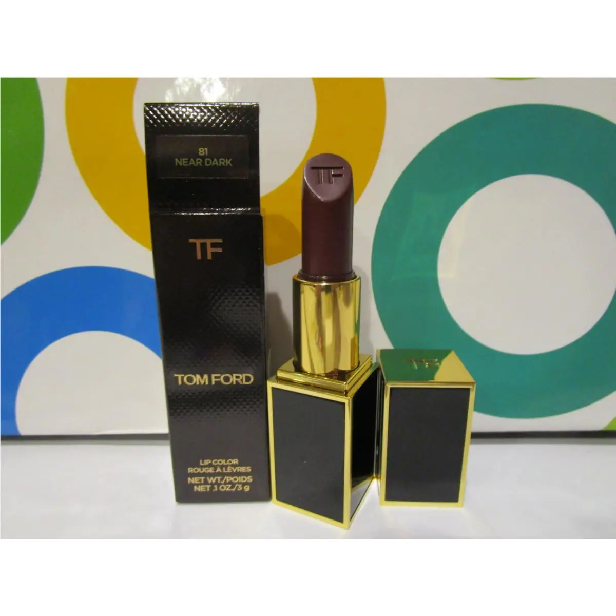 Tom ~ Lip Color ~ Ford Lip Color 81 Near Dark .1 OZ Full Size Boxed