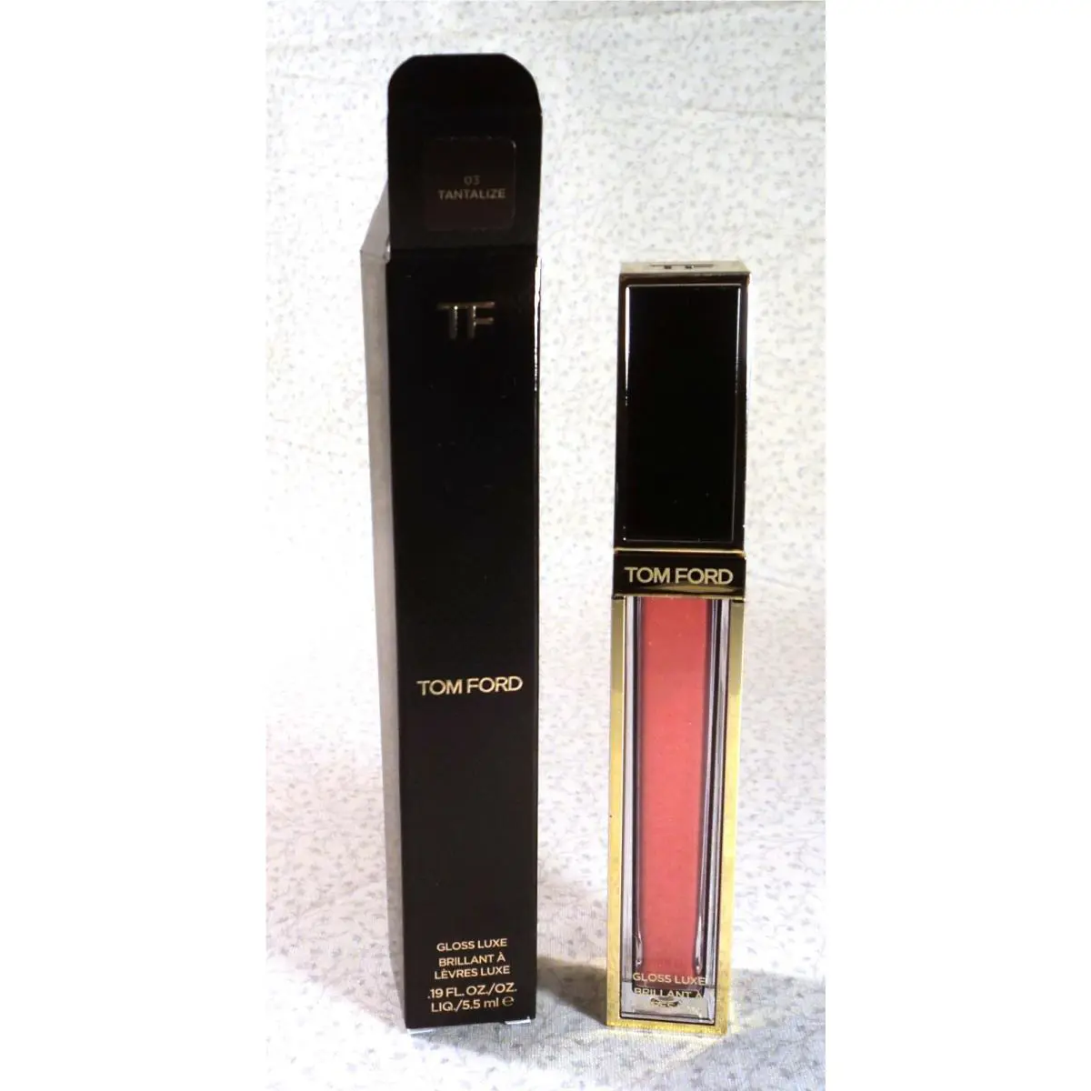 Tom Ford Gloss Luxe - 03 Tantalize - Full Size .19 Oz. - Boxed