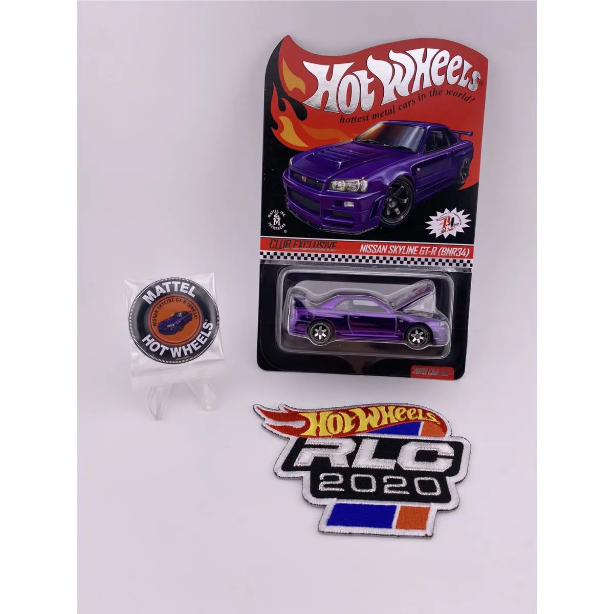 Nissan Skyline Gt-r BNR34 - Purple - Hot Wheels - Rlc -spectraflame Purple / 2