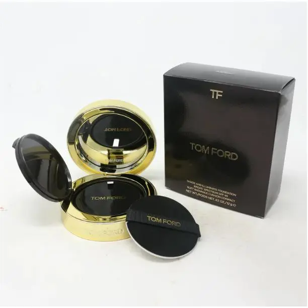 Tom Ford Shade Illuminate Foundation Radiance Cushion Compact Sable 6.5 Box