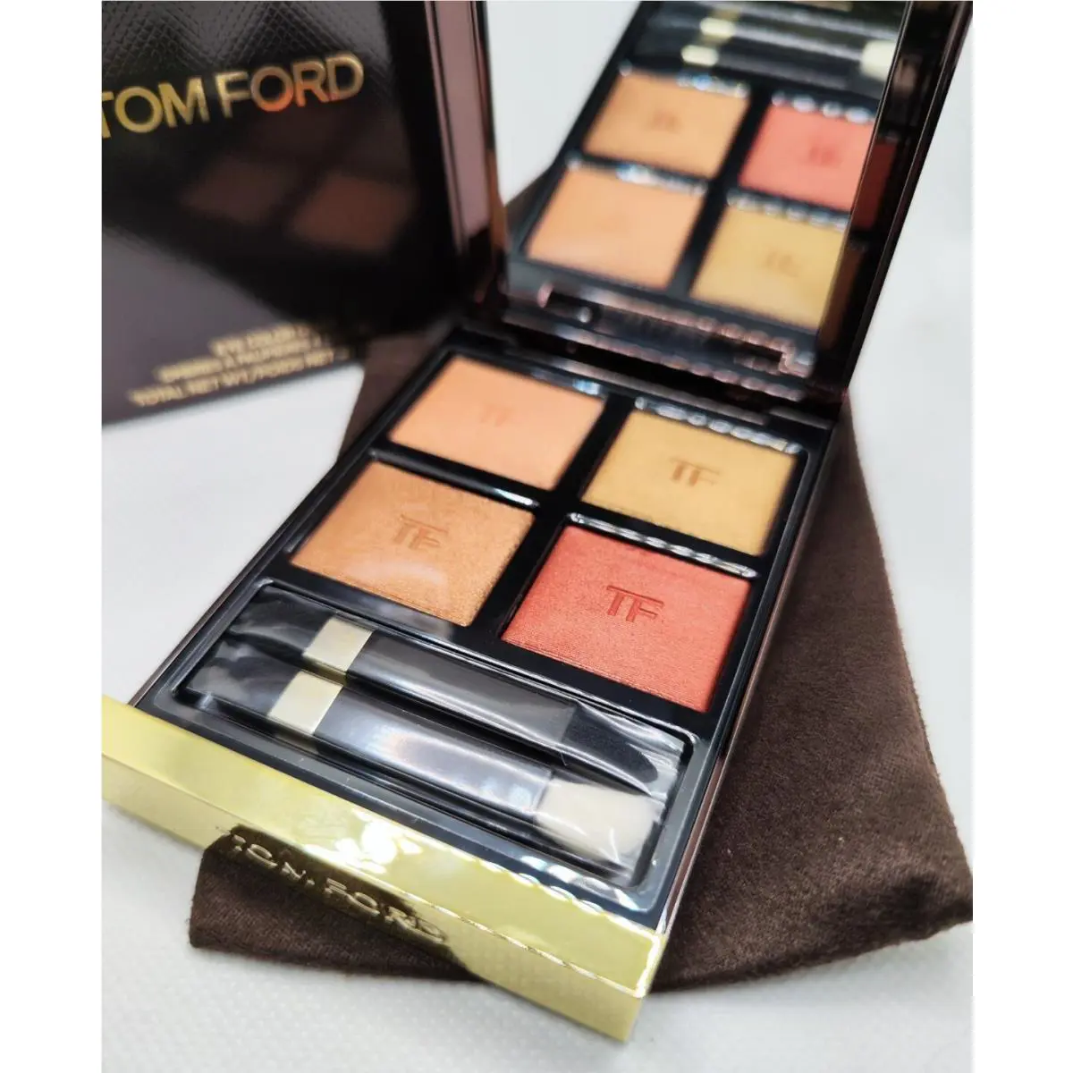 Tom Ford Quad Eyeshadow Creme 41 Peach Dawn Full Size
