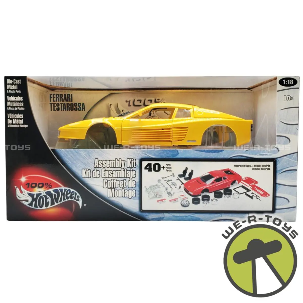 Hot Wheels Ferrari Testarossa Assembly Kit 2002 Mattel 56840