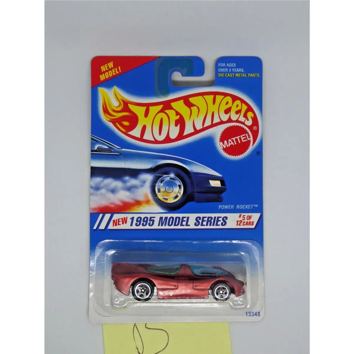Vintage Hot Wheels Lots OF Errors 1995 Model Power Rocket Pistons Car B
