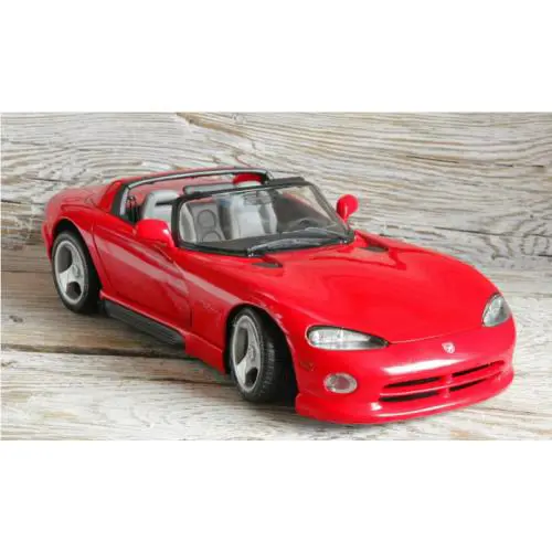 Car Dodge Viper RT /10 Convertible 1:24 Scale Die-cast Car Red