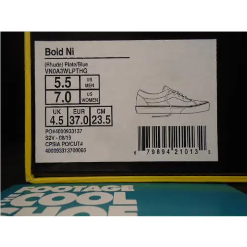 Vans shoes - VANS Bold Ni - Bold - VN0A3WLPTHG - Blue 6