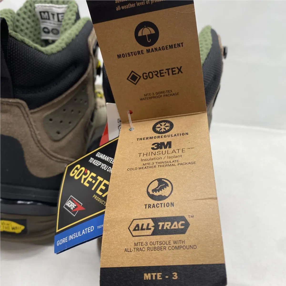 Vans shoes - VANS Ultrarange Exo Hi MTE Gore Tex - VN0A5JHX77J - Green / Black / Yellow (UPC: 0196244800190) 6