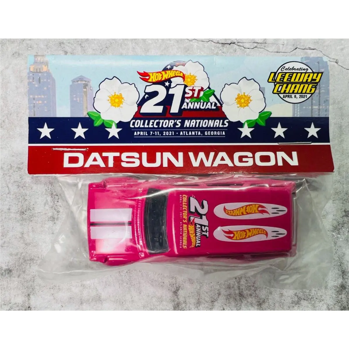 Hot Wheels 21st Annual Collectors Nationals Leeway Chang Datsun Wagon