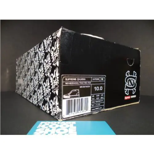 Vans shoes - VANS Supreme Chukka - Supreme Chukka - VN-0XTV22V - Red 6