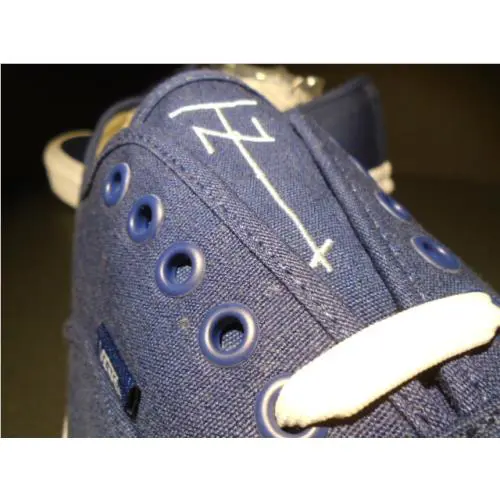 Vans shoes - Vans OG Authentic LX - Authentic - VN0A38FVRVD1 - Blue 1