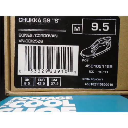 Vans shoes - Vans Chukka 59 S - Chukka - VN-0DI25Z6 - Red 7
