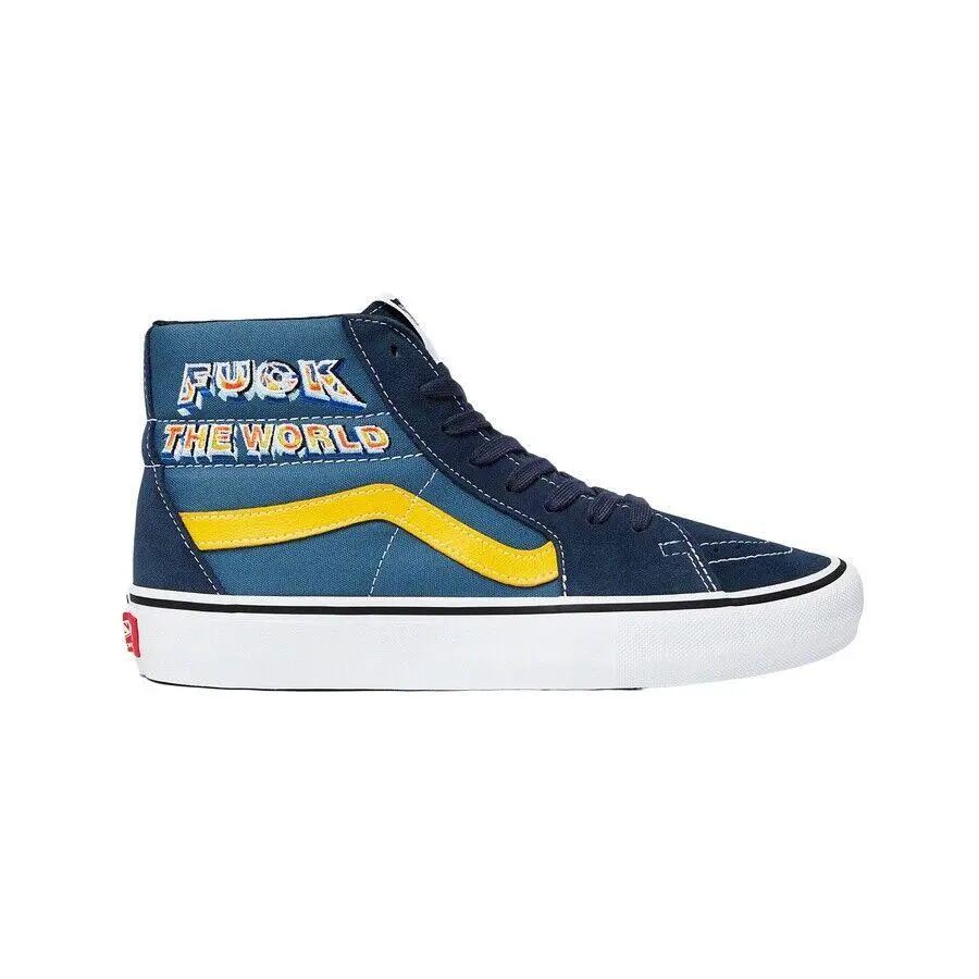 Vans shoes - VANS Sk8-Hi Pro - Pro - navy/yellow/white 0