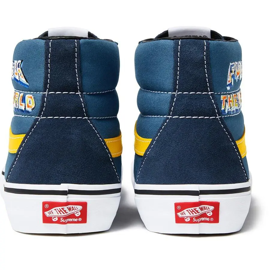 Vans shoes - VANS Sk8-Hi Pro - Pro - navy/yellow/white 2