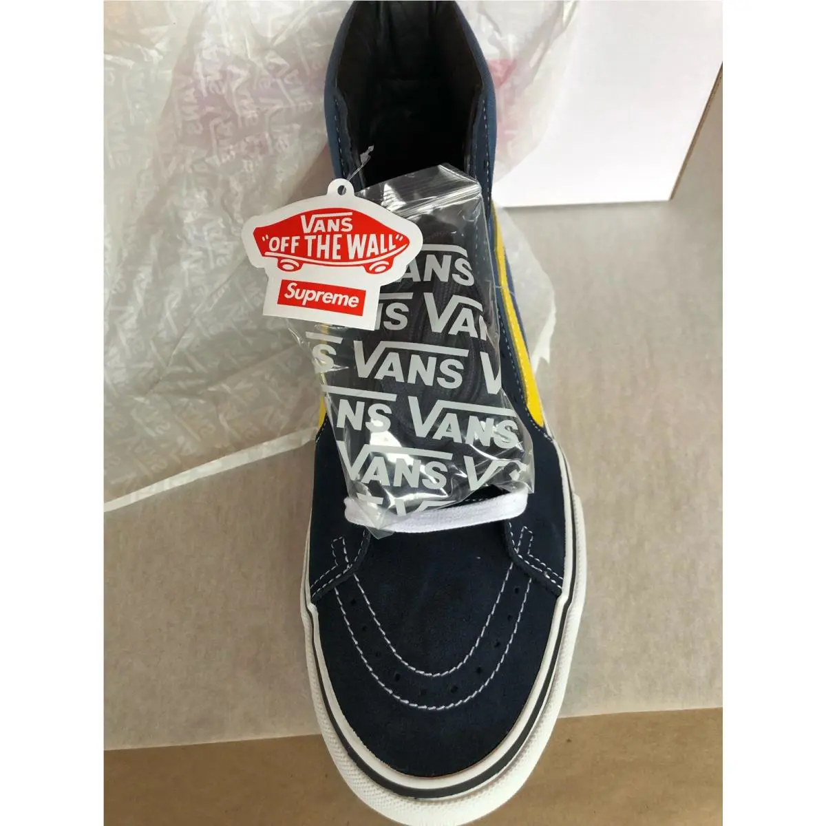 Vans shoes - VANS Sk8-Hi Pro - Pro - navy/yellow/white 7