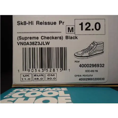 Vans shoes - Vans Sk8-Hi Reissue Pro - Reissue Pro - VN0A38Z3JLW - Black 6