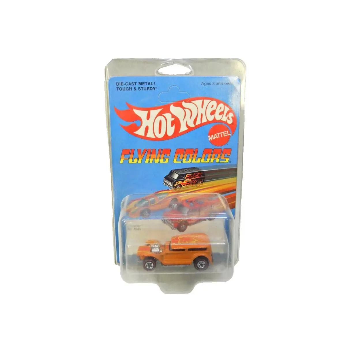 Vintage Hot Wheels Flying Colors No. 6965 Prowler Redline Moc BP Unpunched