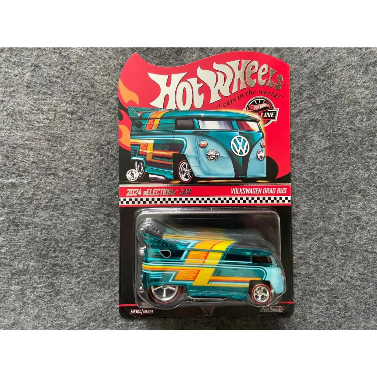 2024 Selections Car Volkswagen Drag Bus Hot Wheels Rlc Red Line Club