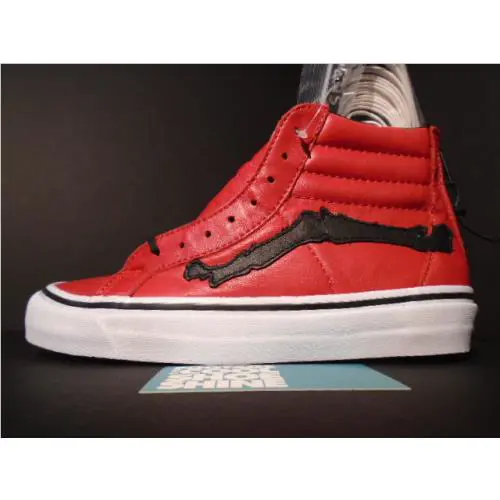 Vans shoes - Vans Sk8-Hi Reissue Zip LX - VN-0ZSJG3S - Red 3