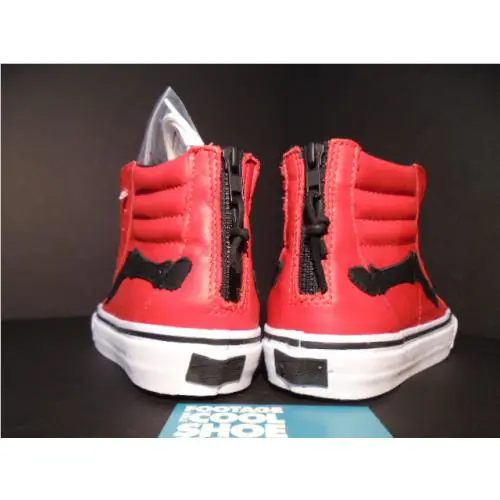Vans shoes - Vans Sk8-Hi Reissue Zip LX - VN-0ZSJG3S - Red 5