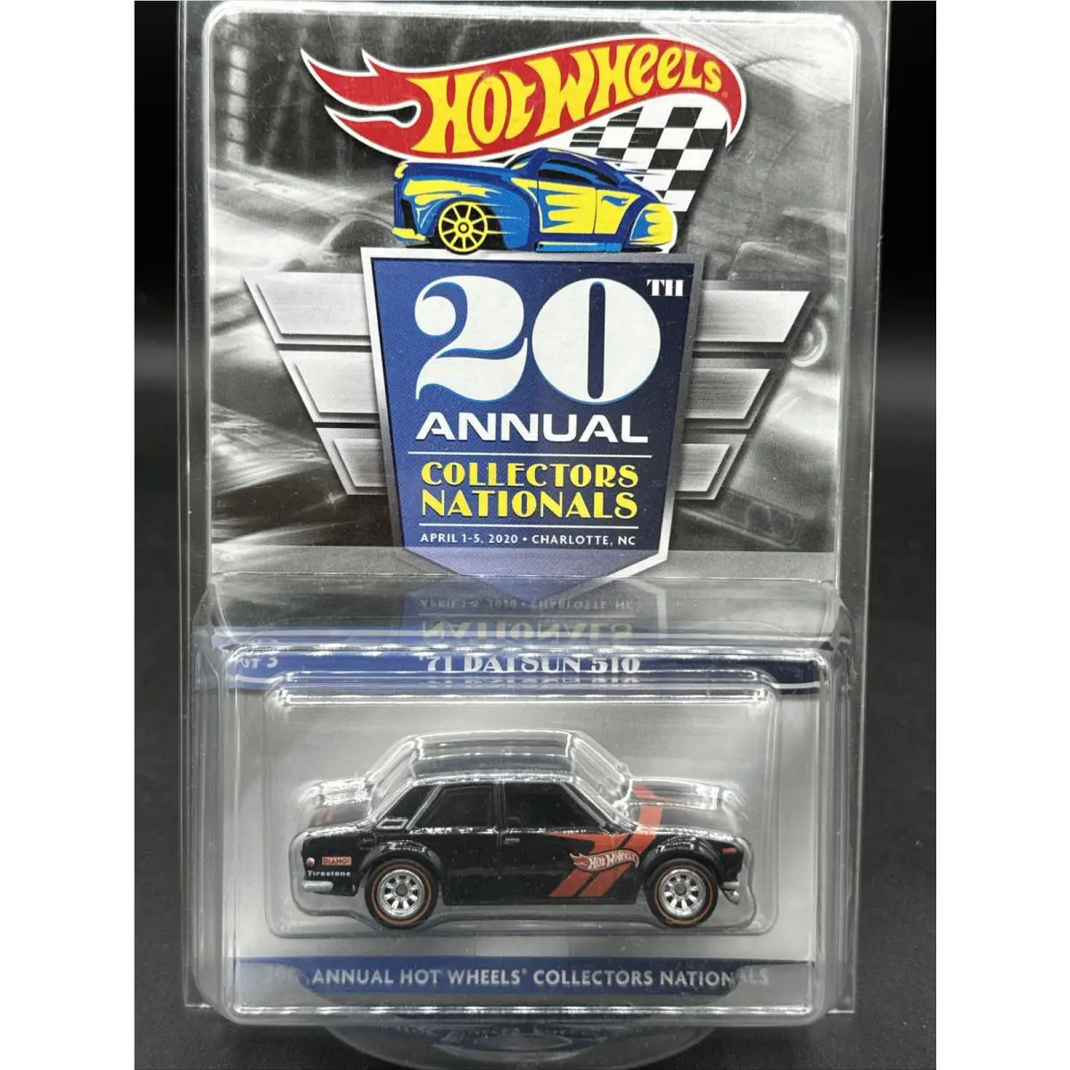 2020 Hot Wheels 2Oth Nationals Convention Black 71 Datsun 510 Super Nice Jdm Car
