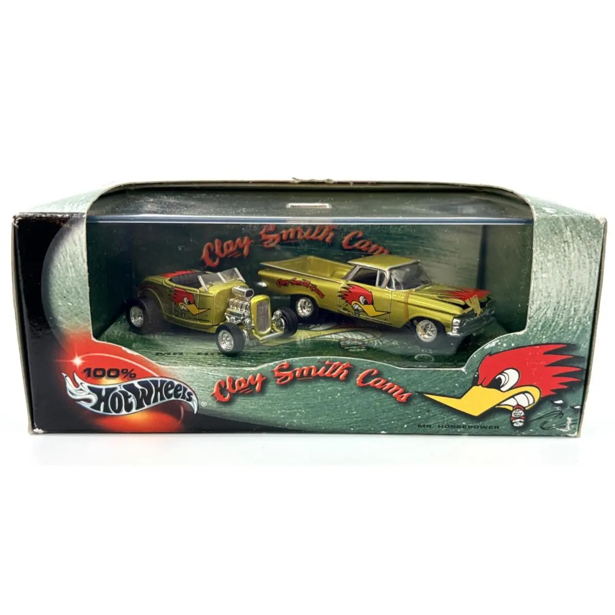 Hot Wheels Clay Smith Cams Mr. Horsepower Set `32 Ford `59 El Camino
