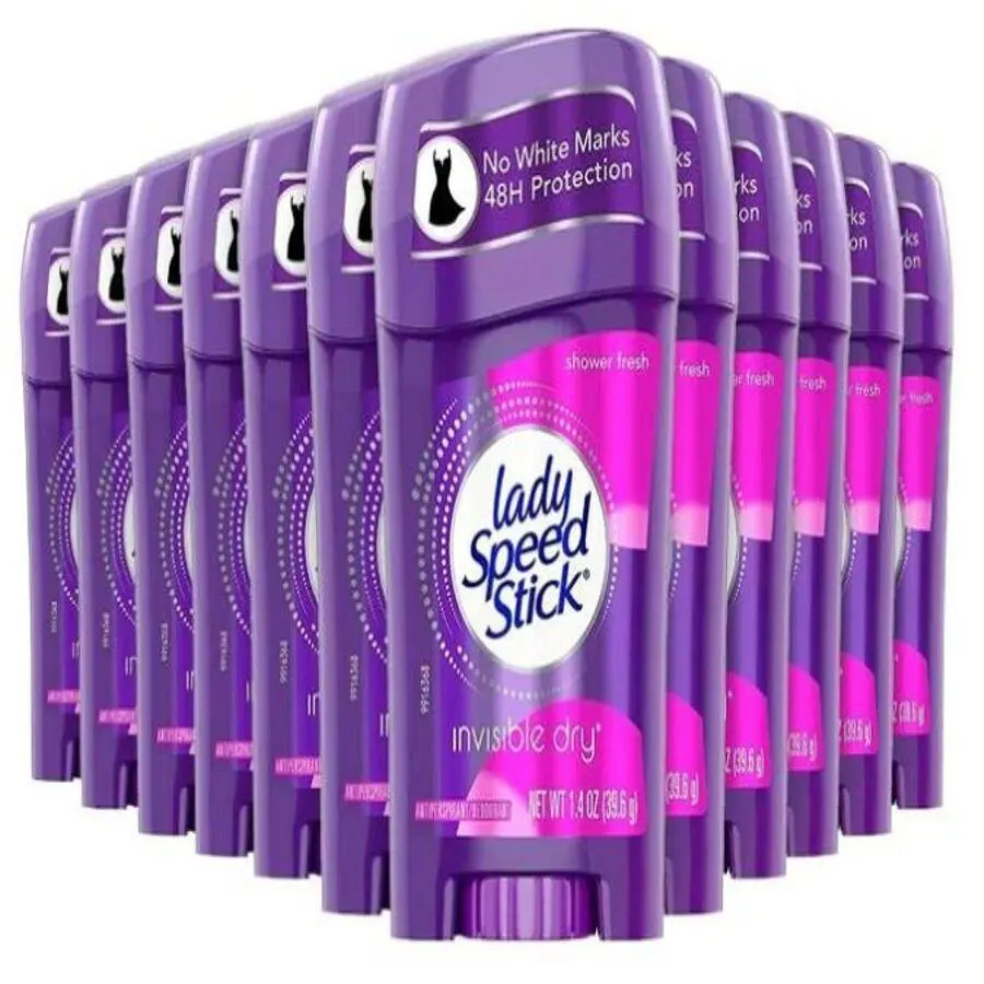 Lady  Invisible Dry Antiperspirant Deodorant Shower Fresh 1.4oz 12ct by Speed Stick