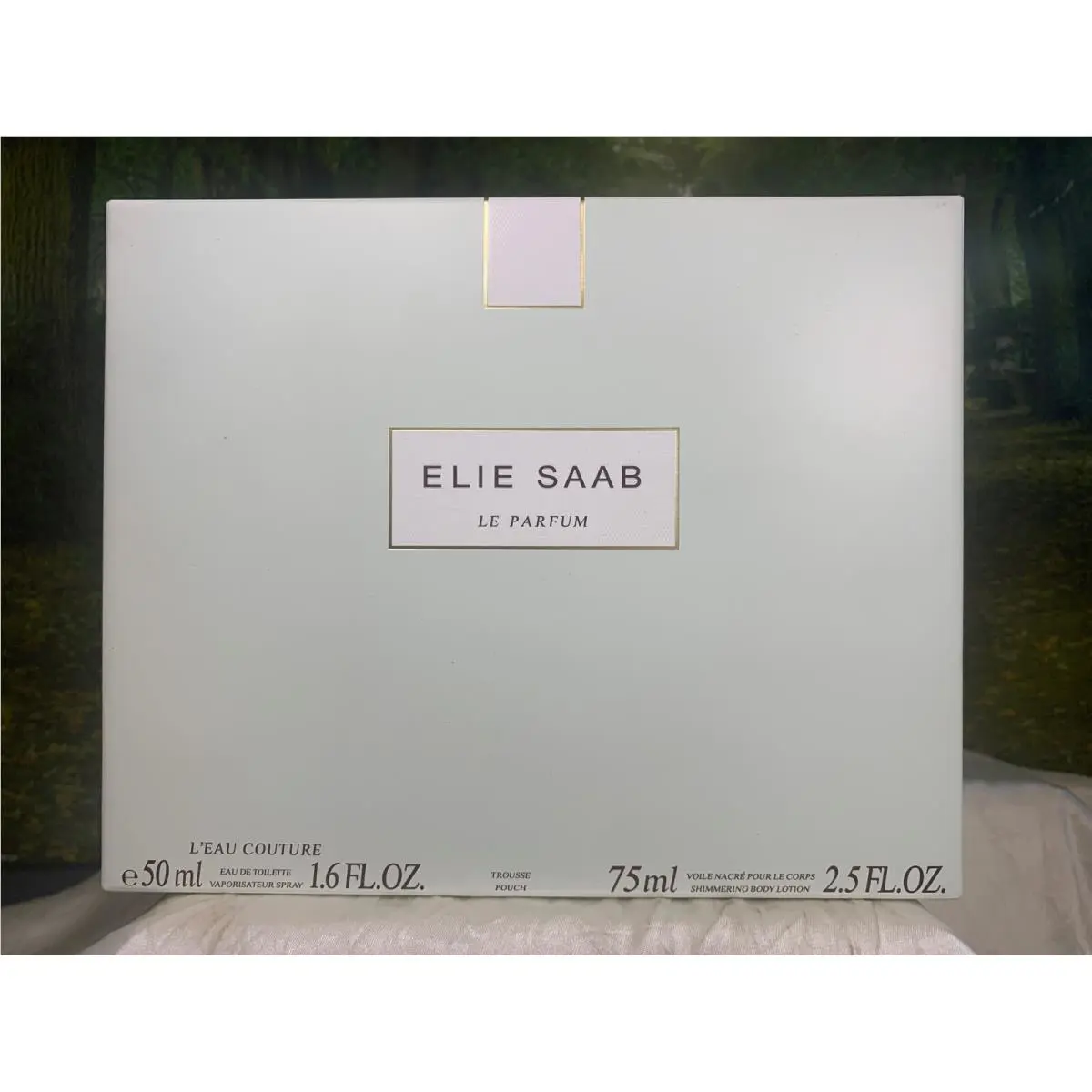 L`eau Couture 50ML Edt Spray/ 75ML Body Lotion/ Pouch Gift Set by Elie Saab
