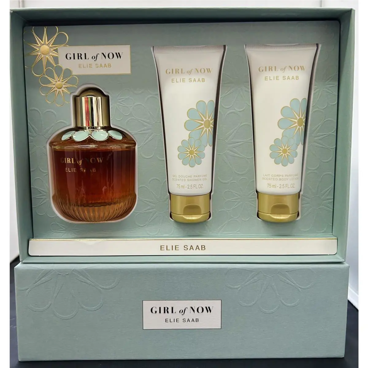 Girl OF Now  3 PC Gift Set 3.0 OZ Edp/s+ 2.5 OZ BL + 2.5 OZ SG by Elie Saab
