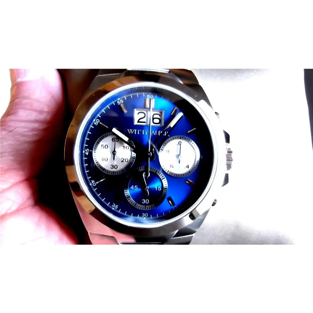 Wittnauer Whittnauer Brody WN3048 Chrono. Beautiful Royal Blue Dail 41MM 6S50 Miyota