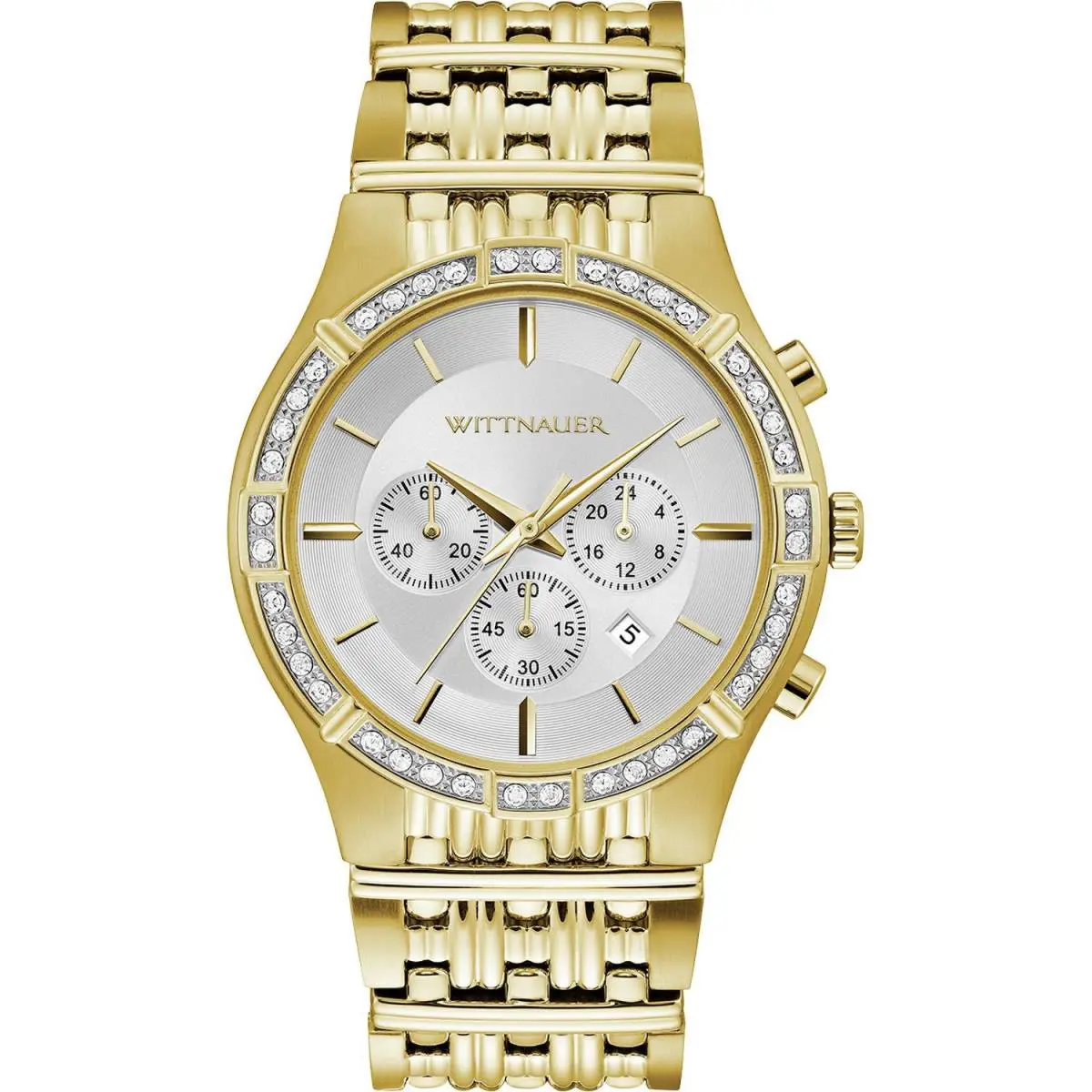 Wittnauer WN3079 Men`s Laureate Collection Silver-tone Dial Quartz Watch