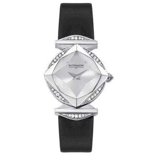 Wittnauer Ladies Watch Silver Dial Stainless Steel Diamonds Strap 10R20