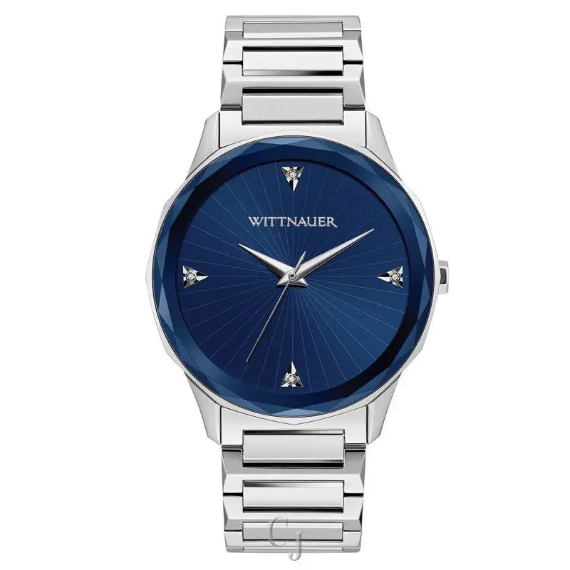 Diamond Accent Watch W/ Blue Dial WN3103 by Wittnauer