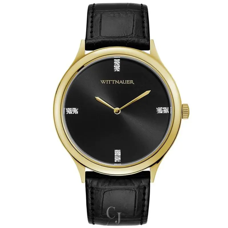 Wittnauer Men’s Black Tie Black Dial Watch WN1018