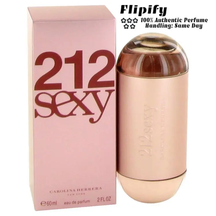 212 Sexy Perfume 3.4 2 1 oz 100 ML 60 ML Edp Spray  For Women 2 oz EDP Spray by Carolina Herrera